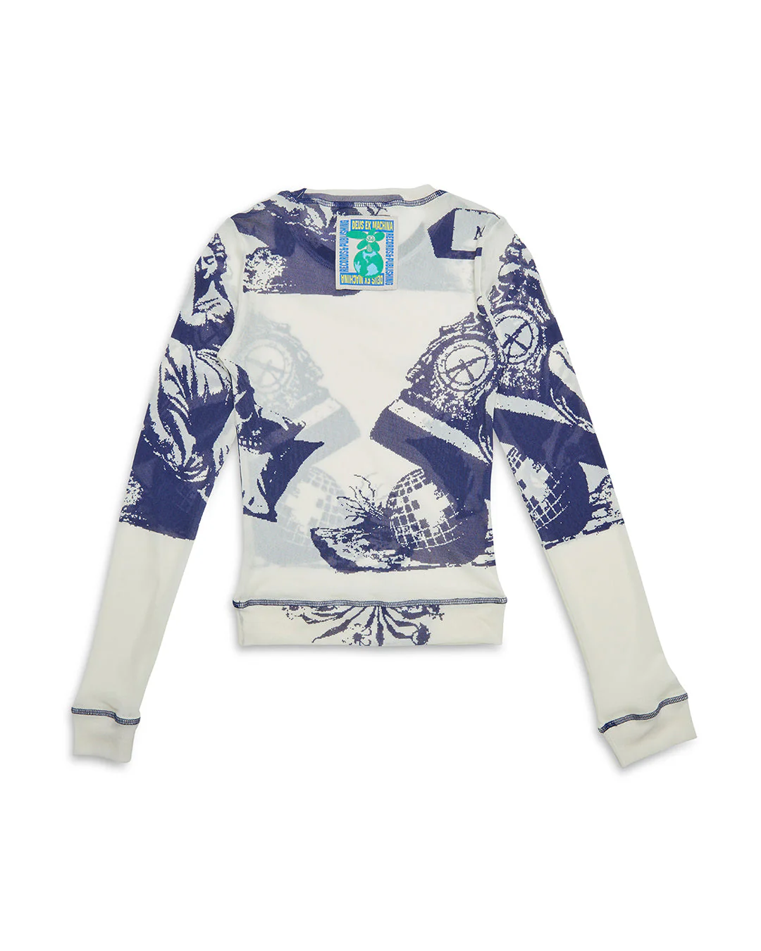 5-7-5 Mesh Long Sleeve Top - Image 4