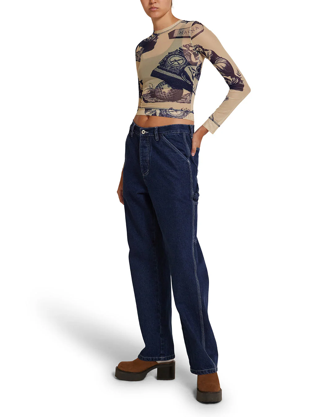5-7-5 Mesh Long Sleeve Top - Image 7