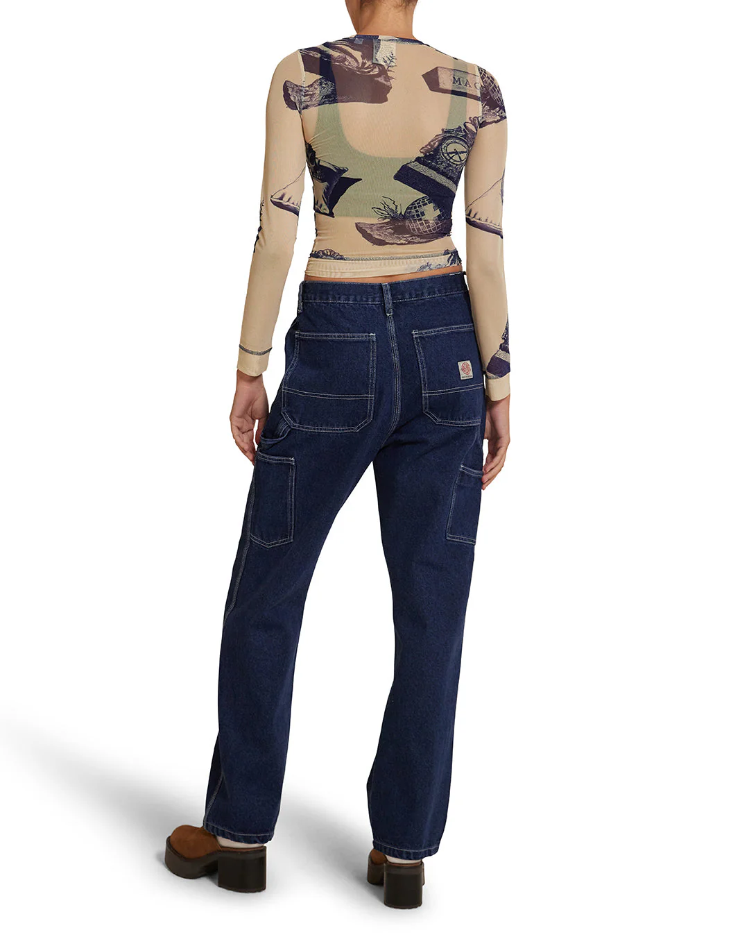 5-7-5 Mesh Long Sleeve Top - Image 8