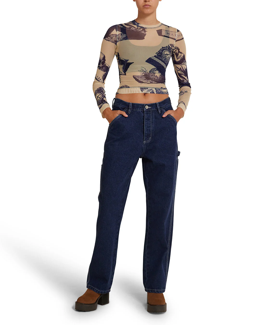 5-7-5 Mesh Long Sleeve Top - Image 9